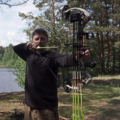Youth Compound Bow Kit for Beginners – 19″-28″ Draw Length, 15-30 LBS, Arrows In