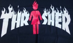 Thrasher Skateboard Flag