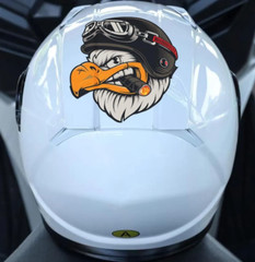 Bald Eagle American Flag Sticker Patriot USA Sticker Boat Car Bumper
