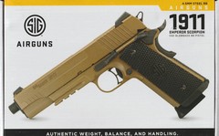 SIG SAUER 1911 Emperor Scorpion CO2 Blowback 4.5mm BB Semi-Auto Air Pistol – NEW
