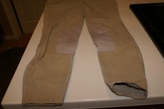 Women’s Size 26L BEIGE Ariat PERFORMER Knee Patch Breeches COTTON BLEND STRETCH