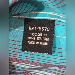 Cowgirl Hardware Women’s Small Turquoise Plaid Western Snap Shirt Bridle