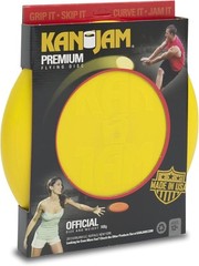 Kan Jam Premium Frisbee for Outdoor Games, 11″ Diameter 168 Gram, Yellow