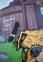 Shaped Skateboard Deck Signed Skateboarding Hall Of Famer Frankie Hill (Rare)
