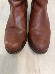 These Frye Melissa Button Riding Boots in Cognac Brown US 7.5B 4001 K 11