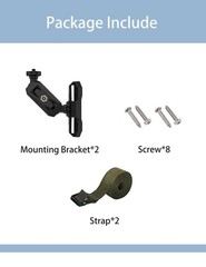 Trail Camera Mount 1/4″-20 Threaded 360° Adjustable for Tree – Hunting Accessory