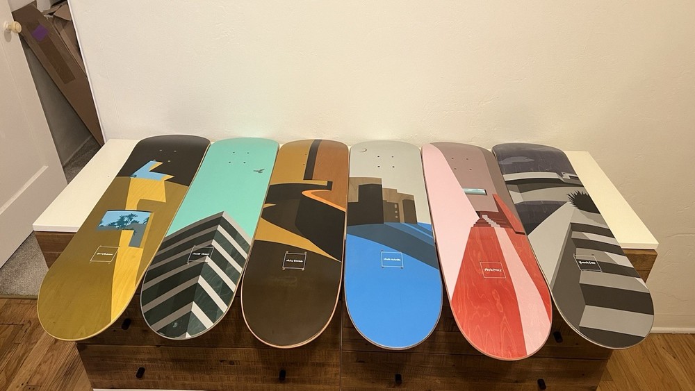Chocolate Skateboards Minimalism Series Desk Set of 6 New (2018) Wall Hangers