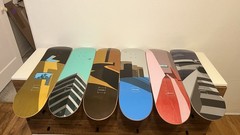 Chocolate Skateboards Minimalism Series Desk Set of 6 New (2018) Wall Hangers