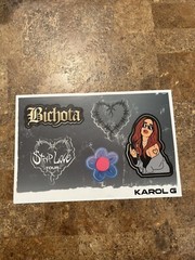 10-5 Pcs Mixed Karol G Sticker Decal. Tour Stickers.