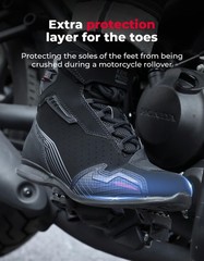 Kemimoto Motorcycle Boots Men Ce Certification Ankle Thick Heel Protection Mesh
