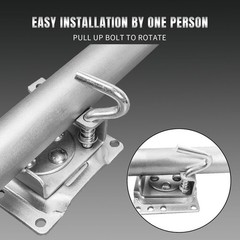 Torin 1000 Lbs Trailer Jack Wheel Heavy Duty Swivel Boat Trailer Jack Single