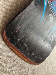 Vintage 1980s SANTACRUZ JOHN LUCERO Skateboard Original Rare Black Label Era JP