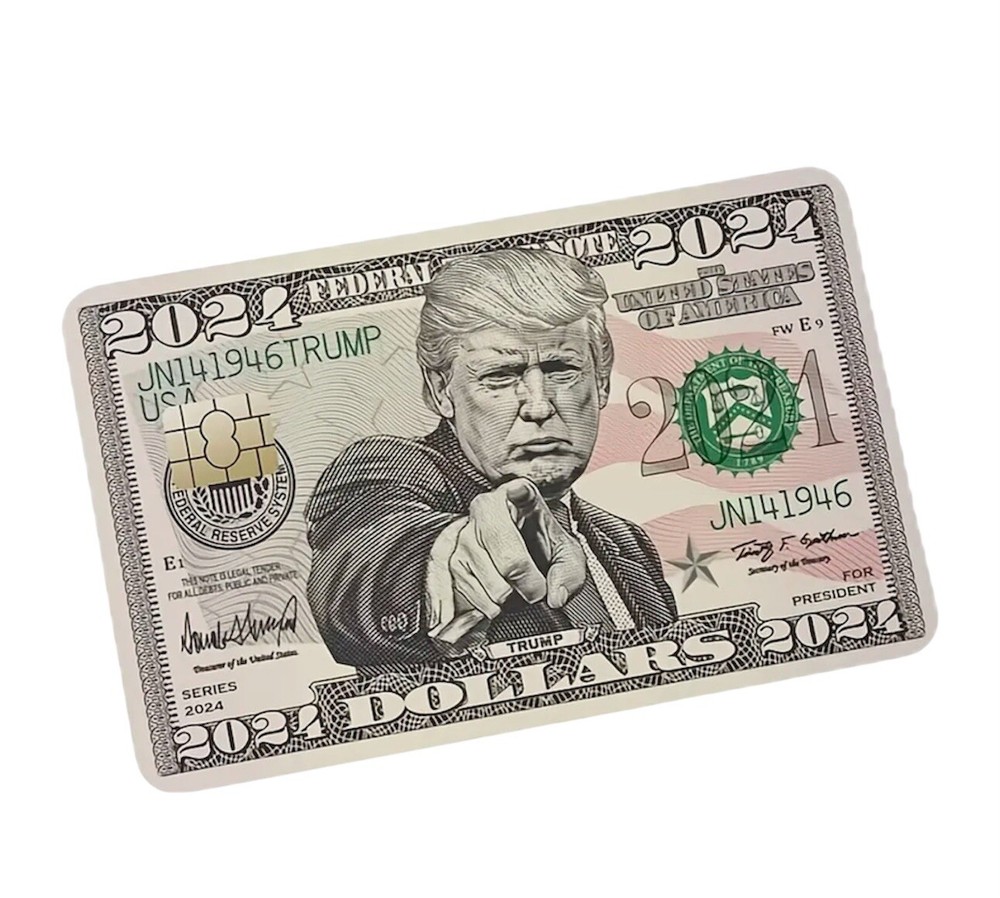 Lot x10 President Donald Trump MAGA US Dollar CreditDebitCard SkinStickerCover