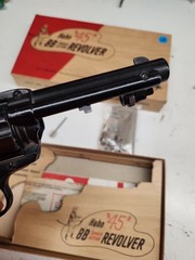 EARLY Hahn Model 45 Single-Action BB Revolver CO2 Air Pistol in Original Box 87