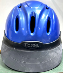 Troxel Spirit Periwinkle Equestrian Riding Helmet #04-047M GPS Sz Med New
