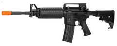 33.3″ Lancer Tactical 1:1 M4A1 Carbine Gas Blowback Airsoft Rifle 390FPS