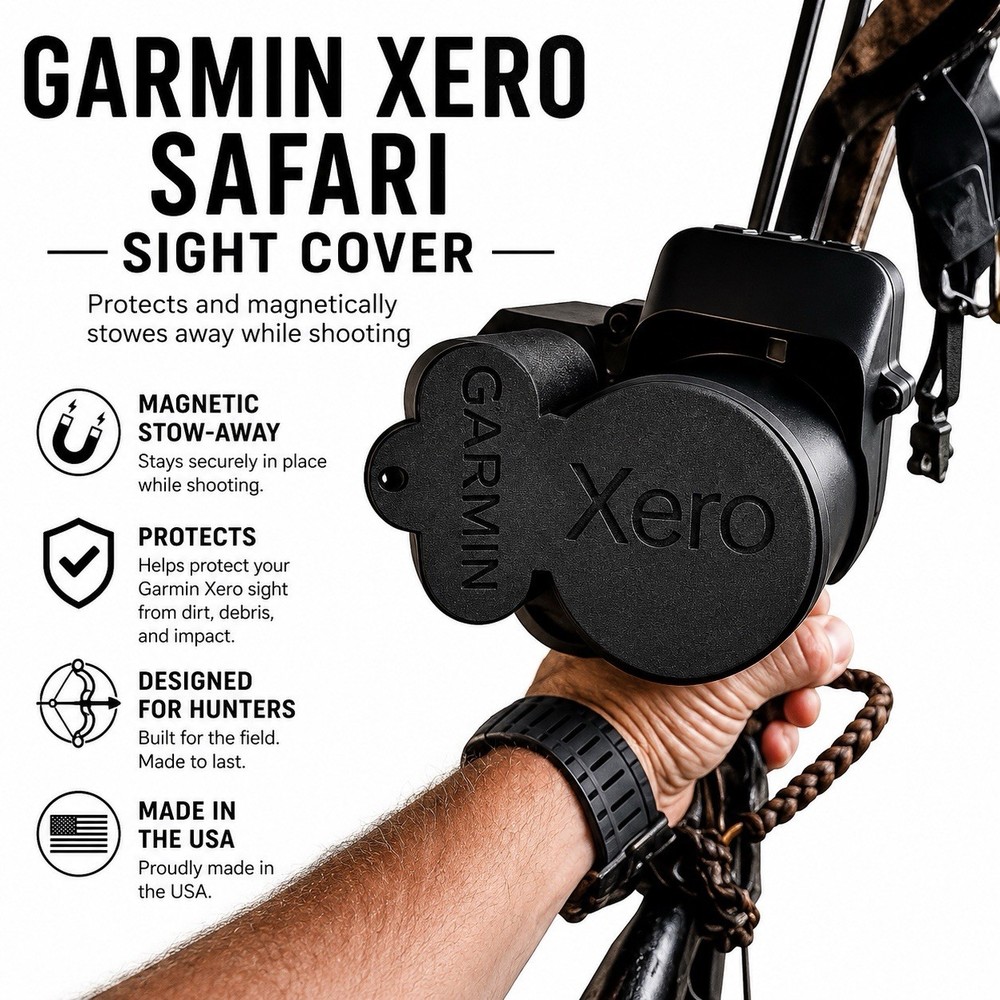 Garmin Xero Safari Bow Sight Front Lens Cover-Black- (magnetic)