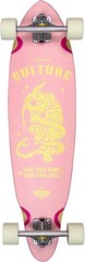 Dusters Culture Pink/Yellow 8.5″ x 33.0″ Longboard Cruiser Skateboard Complete