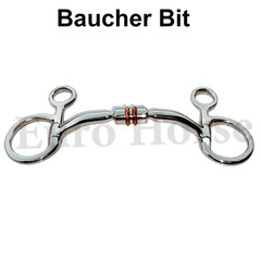 Boucher Horse Bit Comfort Barrel Copper Roller Mouth Snaffle Bits All Sizes