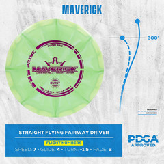 Dynamic Discs Prime Burst 5 Disc Golf Set | Includes Putter, Midrange, 2X Fairwa