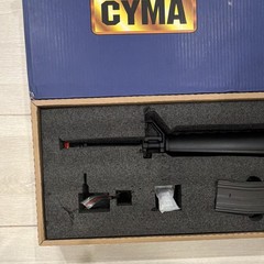 CYMA Electric Airsoft AEG Rifle Series CM.009B w/ Magazine, Black