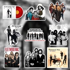 Fleetwood Mac Stickers – Waterproof Die-Cut Vinyl Stickers – 9 PCS Stickers