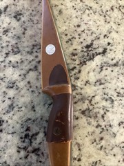 Vintage Bear Alaskan Bow 48# 62 in Left/Right hand Blk/Org (Nw148)