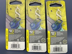 3 Pack Nite Ize S-Biner Slide Lock Stainless Carabiner 75lb 34kg #4 LSB4-11-R3