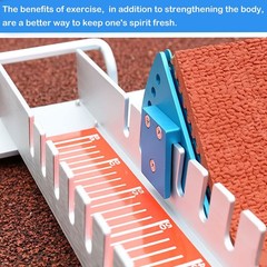 32in High-Level Starting Blocks Aircraft Grade Aluminum Running Track Blocks Wat