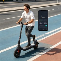 Electric Scooter Adult Folding E-Scooter 350W Long Range 25KM/H Fast Speed w/APP