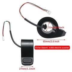 Thumb Throttle Accelerator Compatible with M365 1S 65 x 27 mm, Black