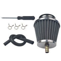 38mm 39mm 40mm Air Filter with Nipple For 50cc QMB139 Moped Scooter ATV