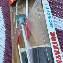 Apache Warrior Archery Bow Set Vintage NOS Complete Arrows Target RW