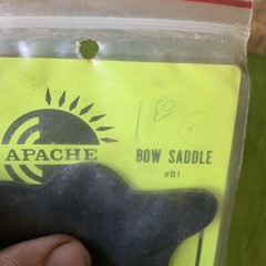 Vintage NOS Archery Apache Leather Bow Saddle KOLPIN Bros New Berlin Wisconsin