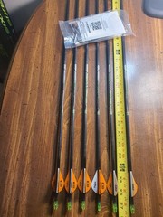 Easton Axis N-Fused 340 with 2″ Blazer Vane (Pack of 6) 27″