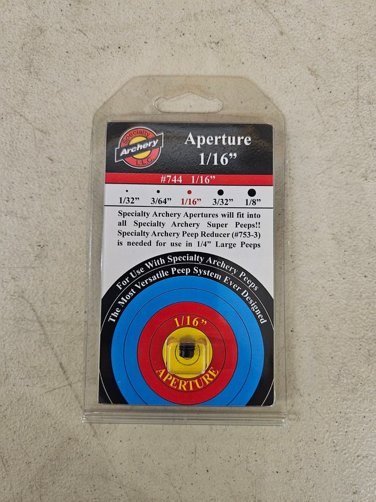 Specialty Archery 1/16 Aperture