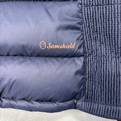 Samshield Chamonix Navy Puffer Vest Womens Small NWT Swarovski Crystal No Hood