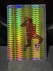 1988 to present Michael Jordan RARE Prismatic Gold Prism Jewel Vending Sticker
