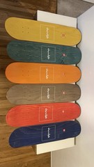 Chocolate Skateboards Minimalism Series Desk Set of 6 New (2018) Wall Hangers