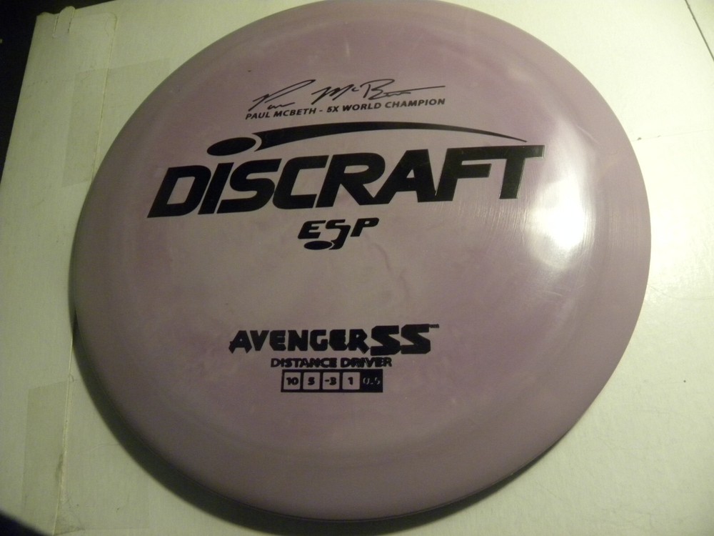 Discraft ESP Avenger SS 0.5 174 gram golf disc 5x McBeth stamp