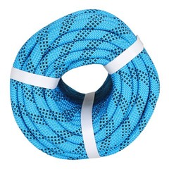 3/8″ × 100′ Arborist Tree Rope Braid Polyester Rope Blue & Black