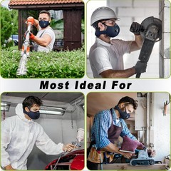 2-Pair Carbon Filter Face Masks with Valves – Reusable for Sports & Outdoors