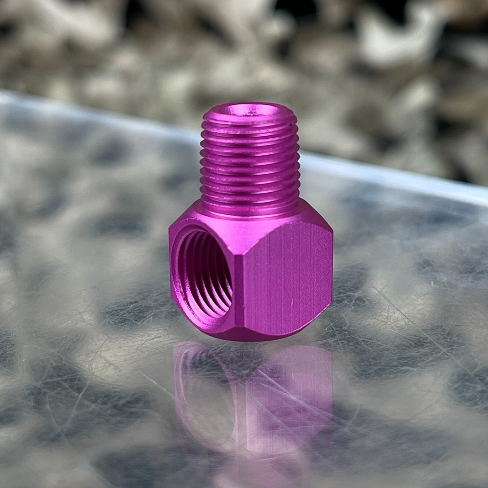 NEW Warrior 1/8 Inch NPT 90 Degree Elbow – Dust Pink