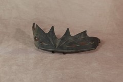 Visors Black Spiked Gothic Style Pair of 2