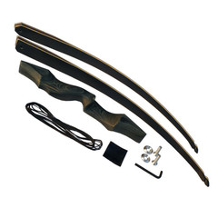 60″ Longbow Takedown 30-60lbs Bamboo Core Limbs Recurve Bow Hunting Target RH LH