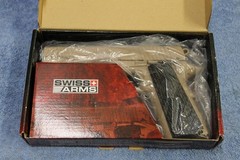 Swiss Arms SA 1911 Military Rail Pistol MRP CO2 Operated Semi-Auto BB Pistol 177