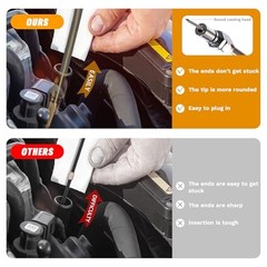 Upgraded Chrome 700R4 4L60E 4L80E Transmission Dipstick, Flexible Firewall