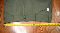Tailored Sportsman Trophy Hunter breeches mid/front Loden Green, 34L long