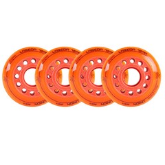 Labeda Roller Hockey Wheels Union Indoor Soft 76A Orange 72mm – Set of 4