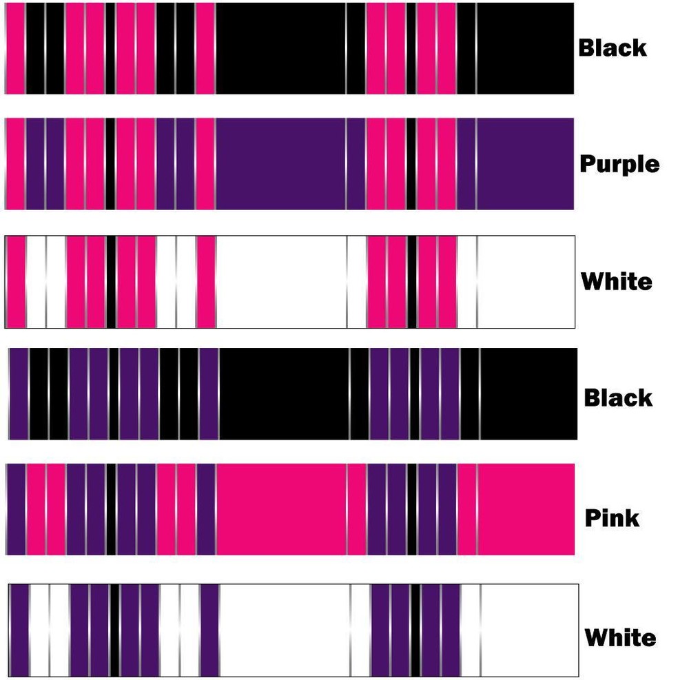 White Water Archery Traditional 13pp Crest Arrow Wraps 15 pk Choose Length Width